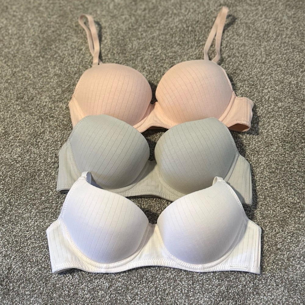 Danskin Set of 3 Push-Up Bras
